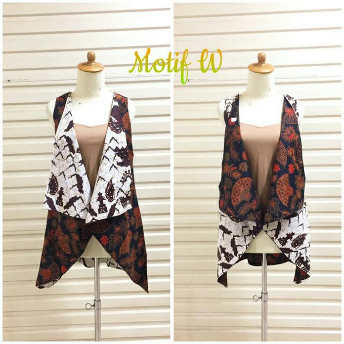Rompi / Balero / Cardigan / Outer Luaran Batik Pendek Fashion Wanita