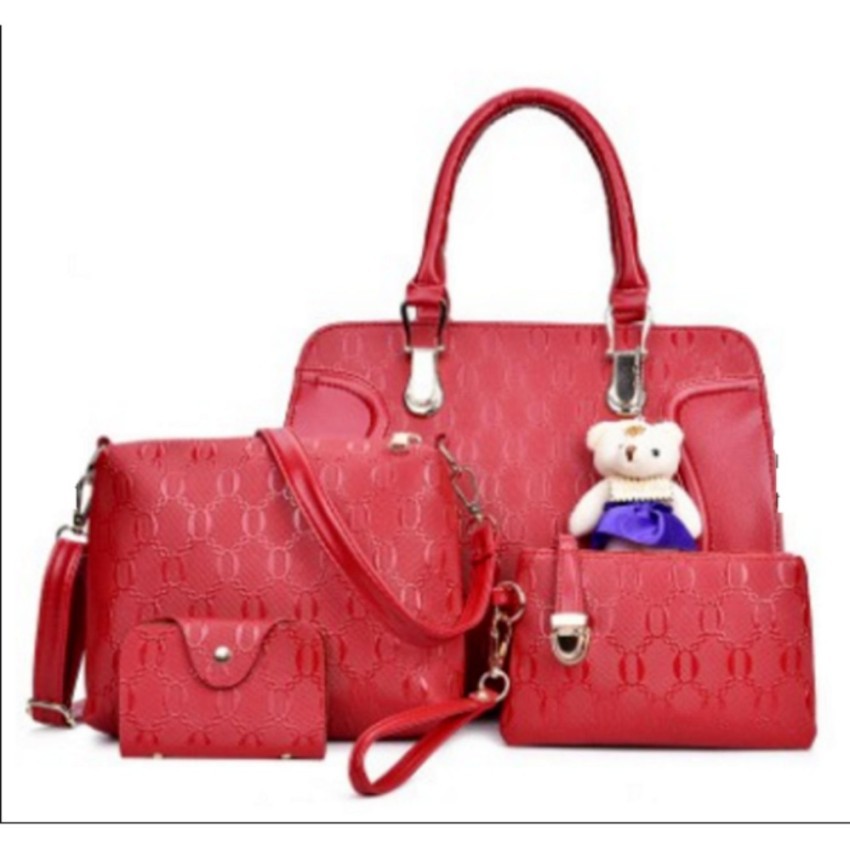 Dijual TOKO49   Tas Import Tas Fashion Tas Wanita Tas Kerja Trendy warna MERAH Diskon