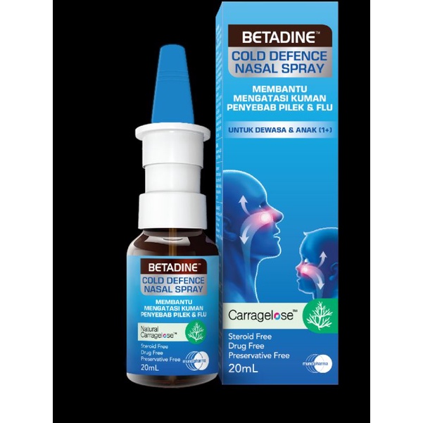 betadine nasal spray 20ml