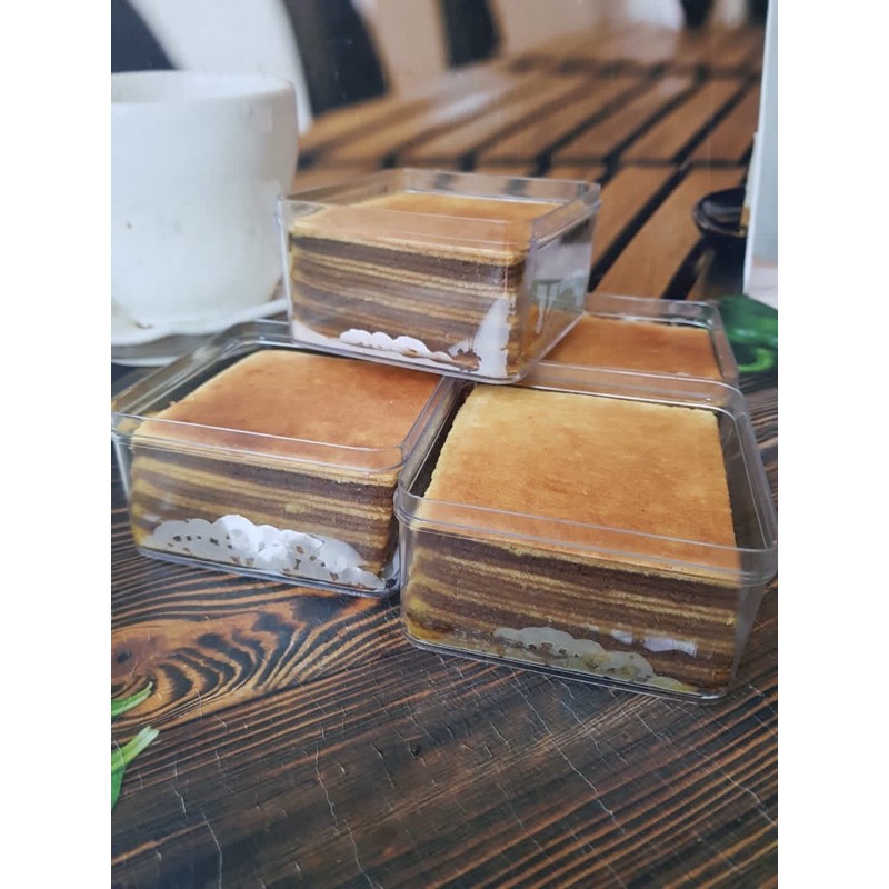 

kue lapis coklat mini