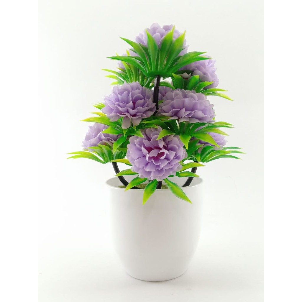 COD BUNGA PLASTIK BUNGA PAJANGAN IMITASI BUNGA ARTIFISIAL BUNGA DANDELION TANAMAN HIAS BP8841-UNGU