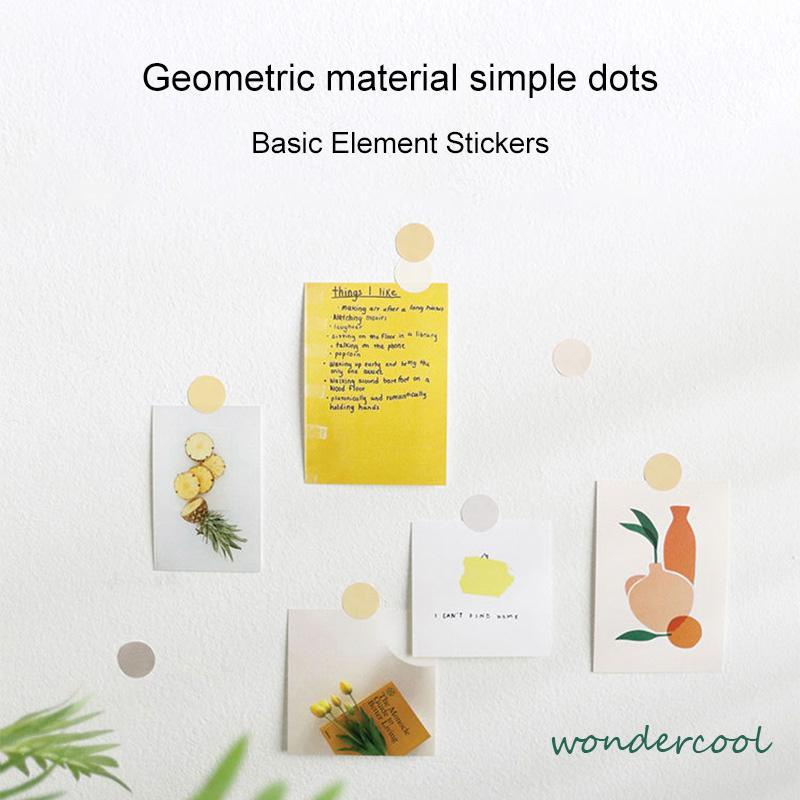 Stiker Label Index Dot Multifungsi Bisa Ditulis Untuk Dekorasi Diary / Scrapbook-Won