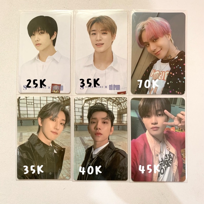 [Ready stock] somethinc jeno jisung, jewel jungwoo chenle, op3 joshua the8