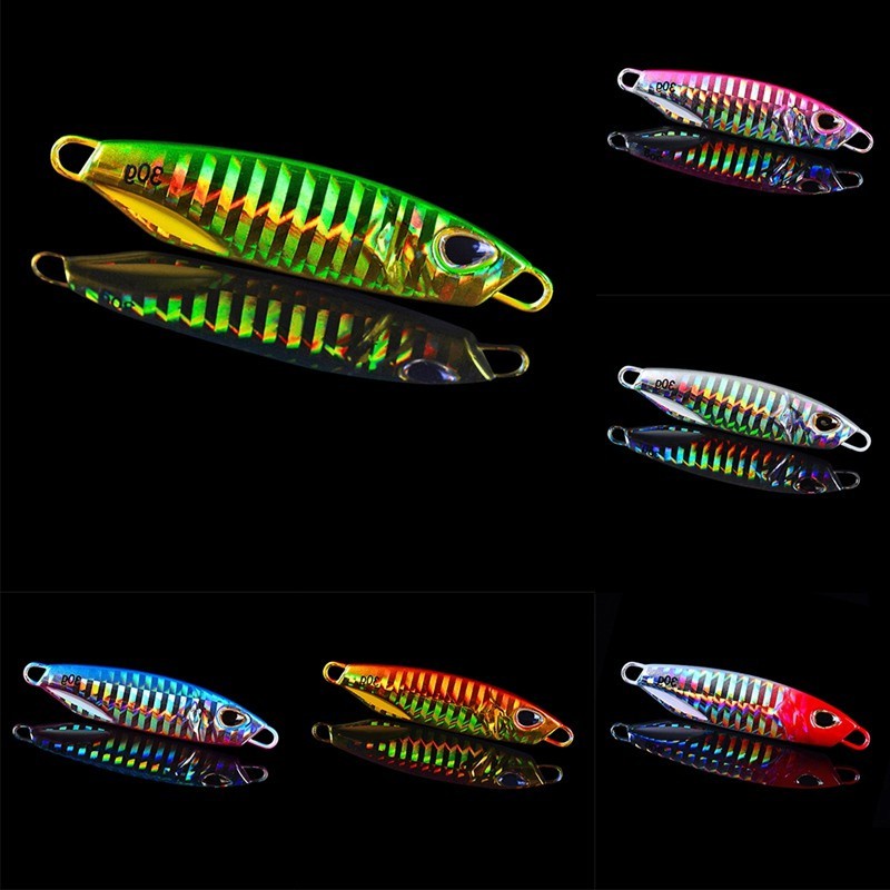 10g / 15G / 20G / 30G / 40G / 50G Umpan Pancing Jigging Hook Spinner Bahan Metal