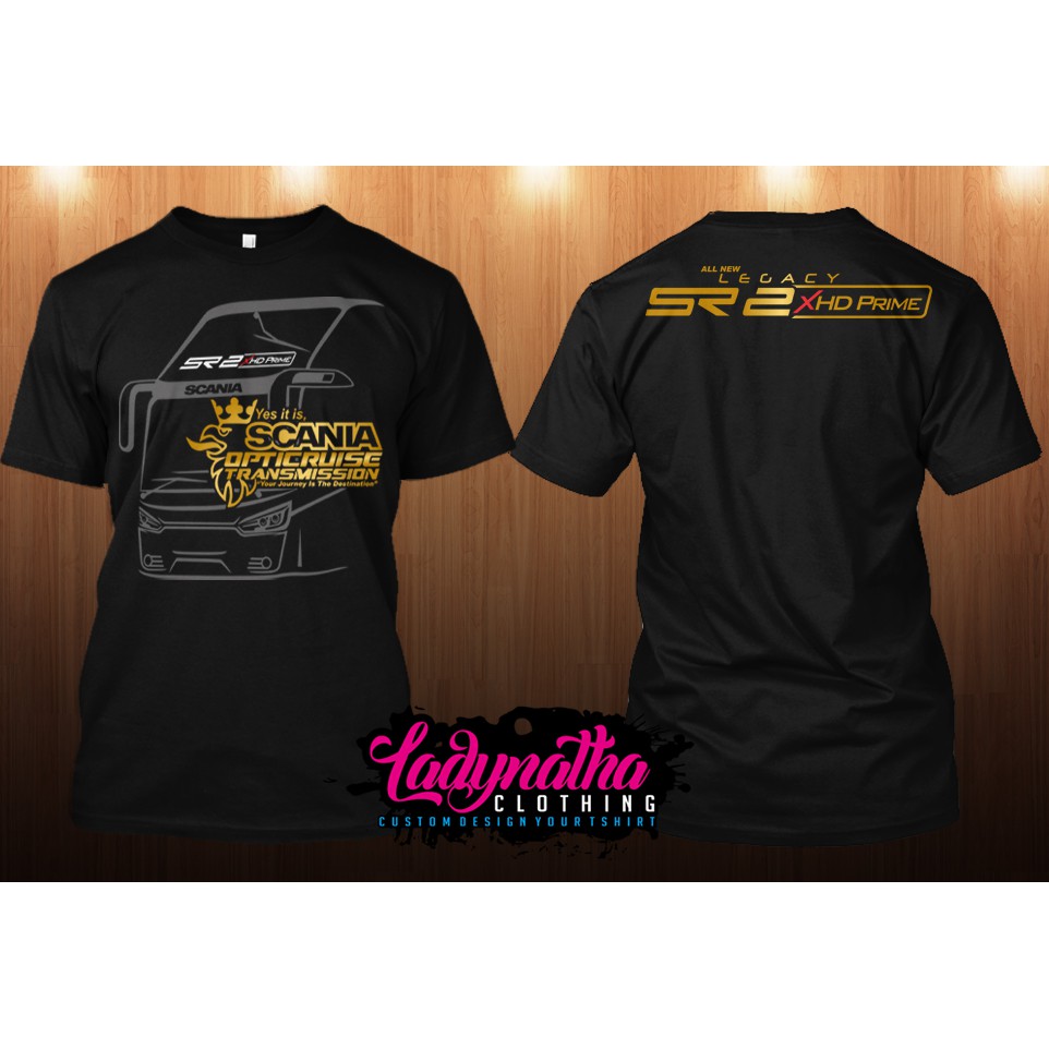 Kaos Distro Bismania Community New Jetbus 3 Shd Mercedes Benz Baju