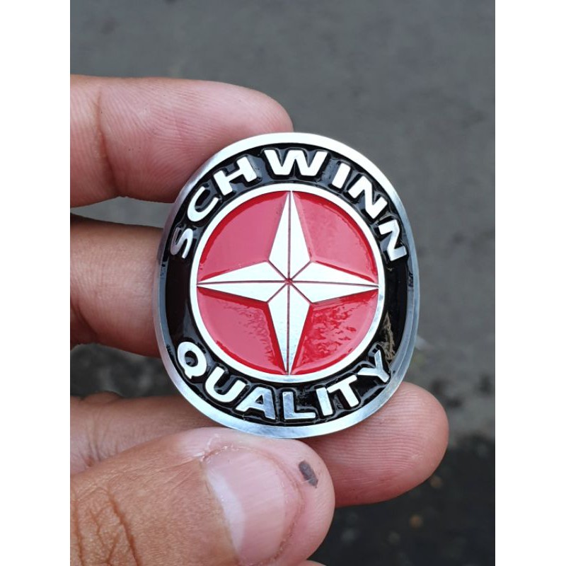 Jual Head tube Badge / Head badge SCHWINN Emblem Sepeda SCHWINN