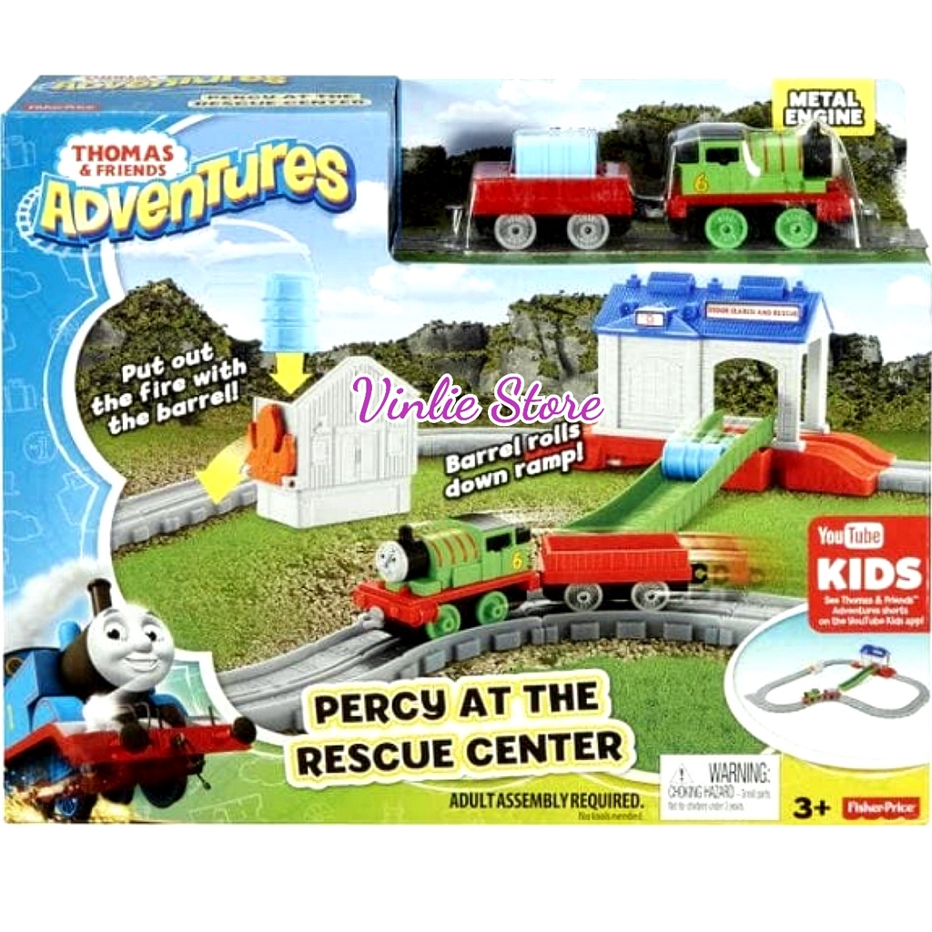 Track Thomas and Friends PERCY at the RESCUE CENTER rel kereta thomas