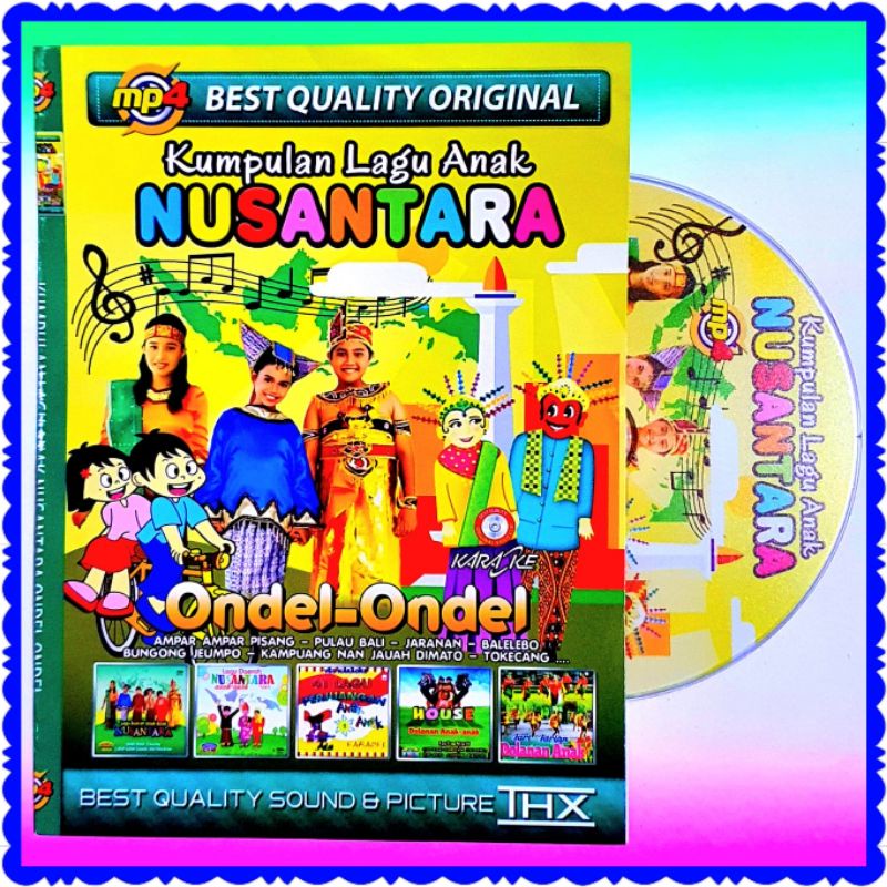 TERLARIS Kaset Vcd Lagu Anak Anak Nusantara - Lagu Populer Anak Anak