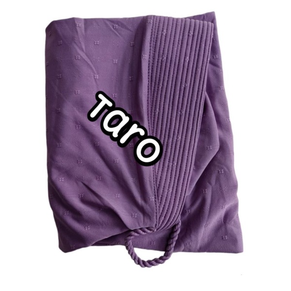 (Ori Beauty) KHADIJAH XL TARO GOLD SERIES •jilbab instan jersey taro•bergo pet syari