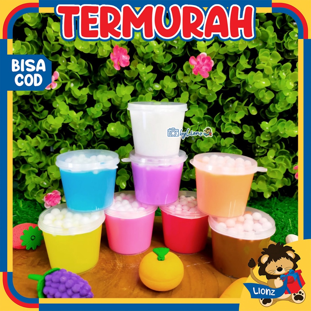 Slime tofu mini with floam no label harga reseller