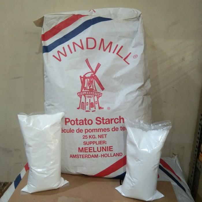 

Tepung | Potato Starch Windmill 1 Kg/Sang Fen/Tepung Kentang (Repack)