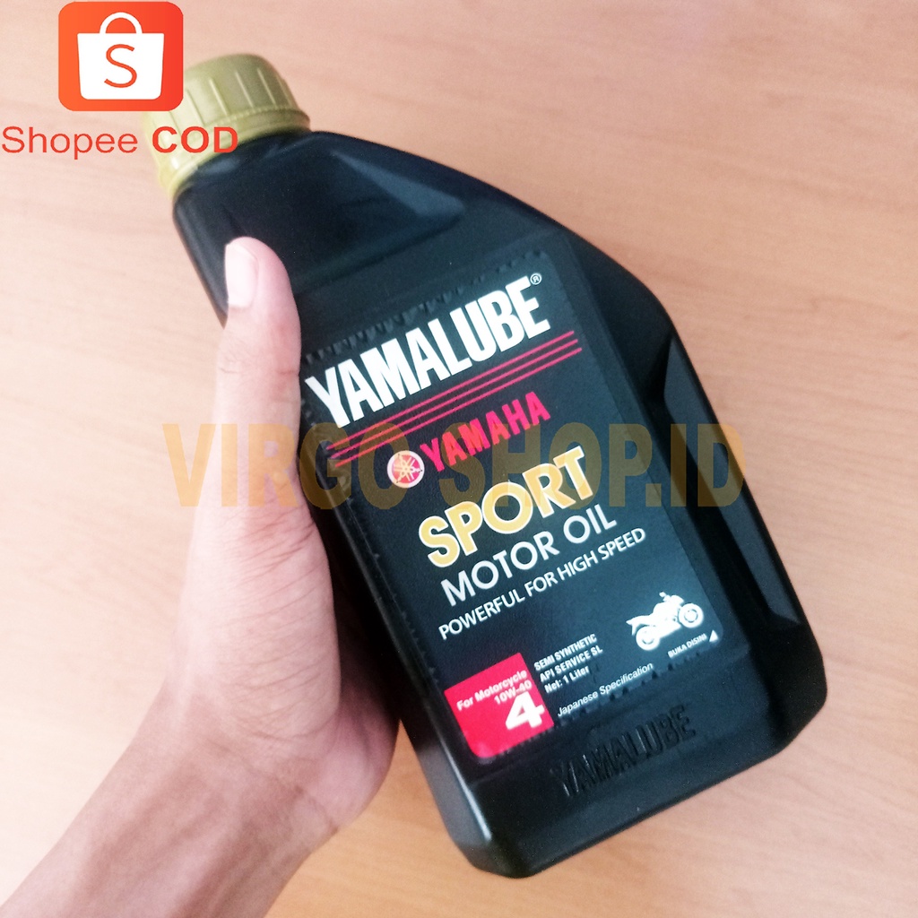 Oli Yamalube Sport kemasan 1 liter Sae 10W-40 4T / Oli Yamalube / Oli Yamalube Sport / Oli / Oli 1 Liter / Yamalube / Yamalube Sport / Oli Yamalube 1 Liter / Oli 10w 40 / Oli 2T / Pelumas