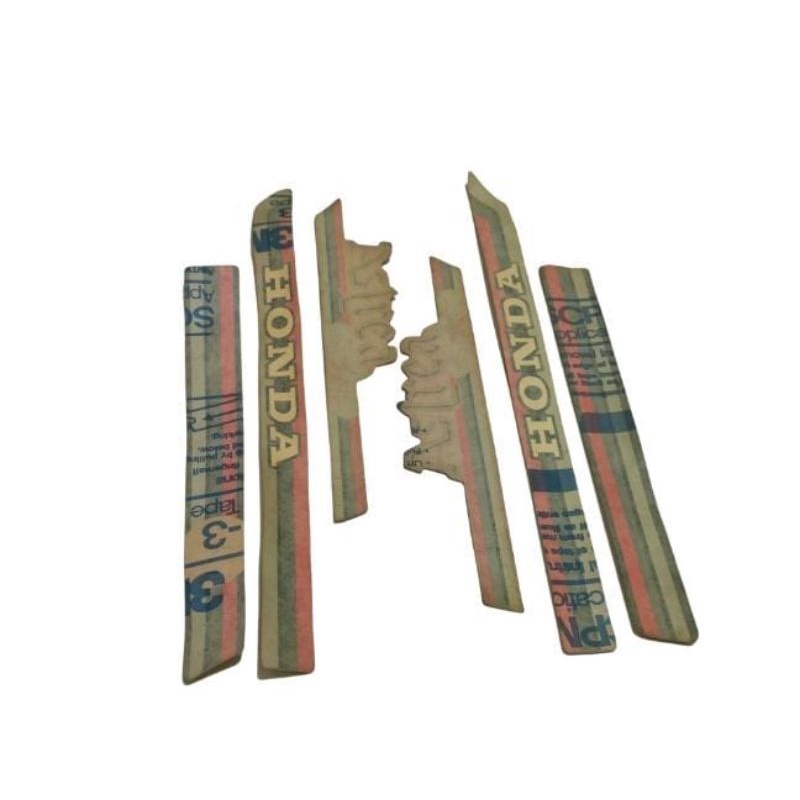 striping sticker stiker polet lis body honda astrea star original