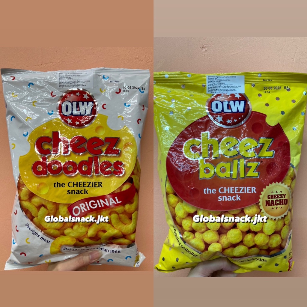 

OLW CHEEZ BALLZ CHEEZY NACHO / CHEEZ DOODLES - CHEESE BALLS