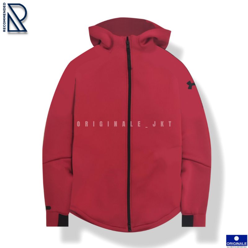 UAR Unstoppable Move Men's Full Zip Jacket - Red