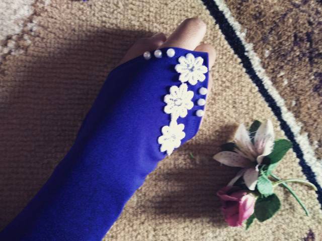 Handsock cincin flower/manset cincin