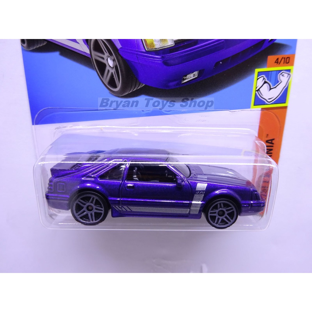 Hot Wheels 84 Mustang SVO Ungu Lis Putih