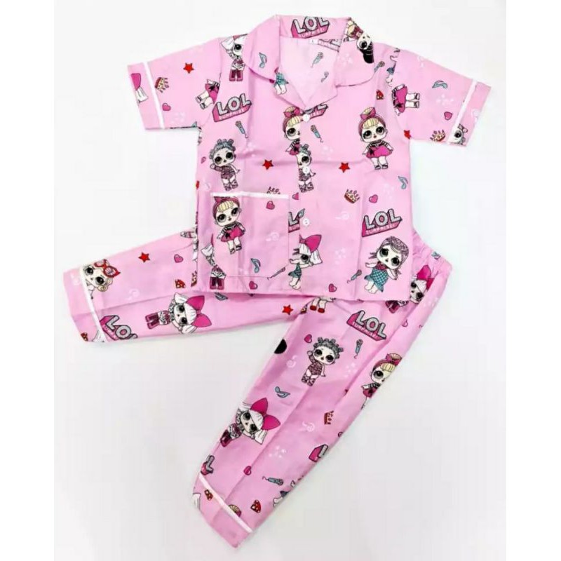 PIYAMA ANAK PEREMPUAN / BAJU TIDUR ANAK PEREMPUAN 1-16 THN