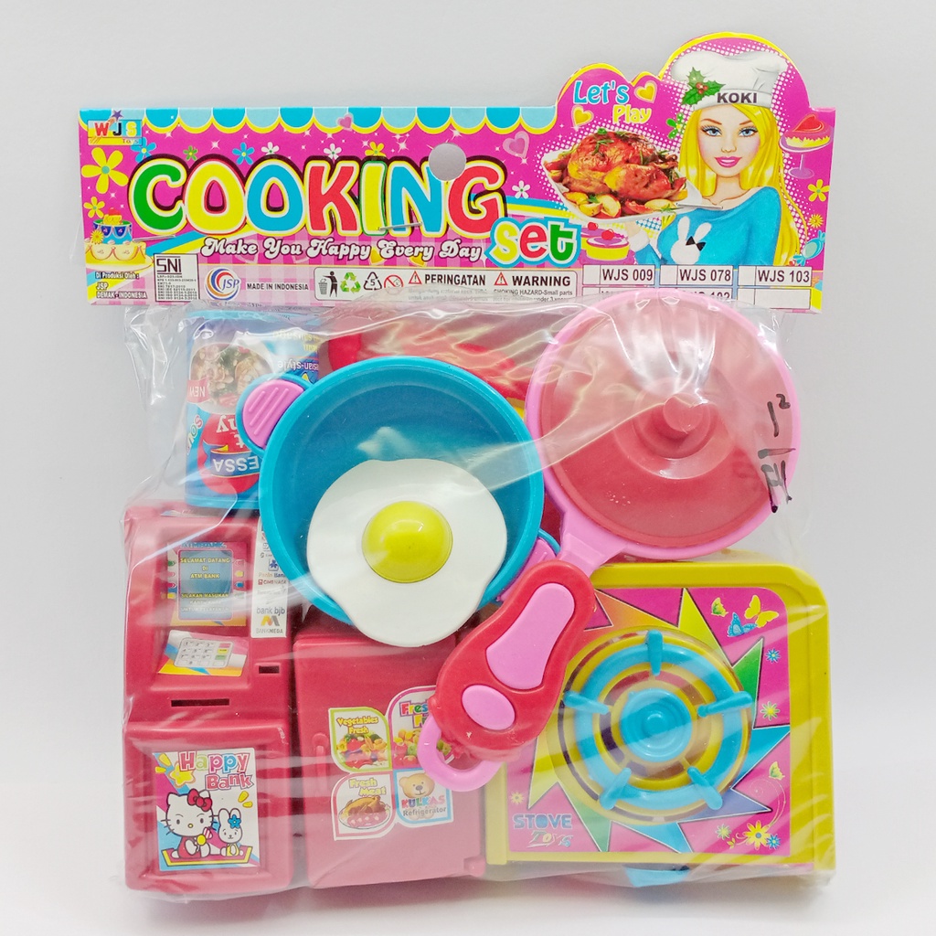 MAINAN MASAK MASAKAN COOKING SET KITCHEN SET WJS102