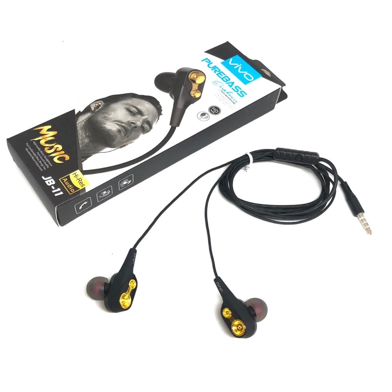 PROMO HANDSFREE JB11 EARPHONE EXTRABASS MINI EARPHONE HEADSET JB11