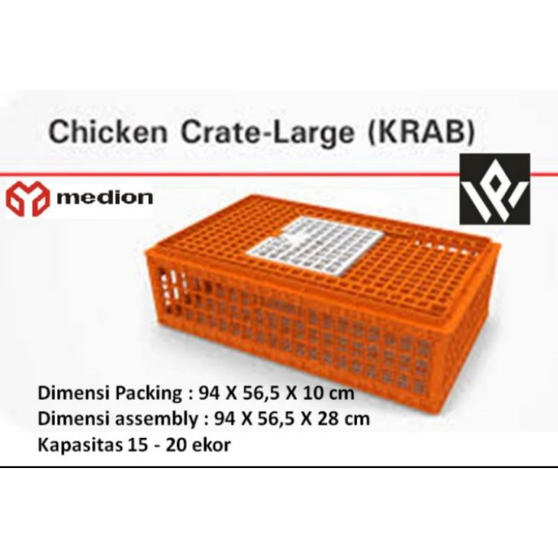 Keranjang Panen Ayam Ukuran Besar Medion Original
