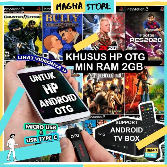 BISA COD Flashdisk OTG Isi Game PS2 Untuk HP Android Tinggal Install