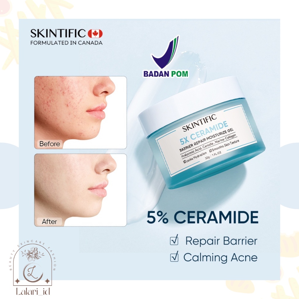 Jual Ready Stock Skintific X Ceramide Skin Barrier Repair Moisturize Gr Pelembab