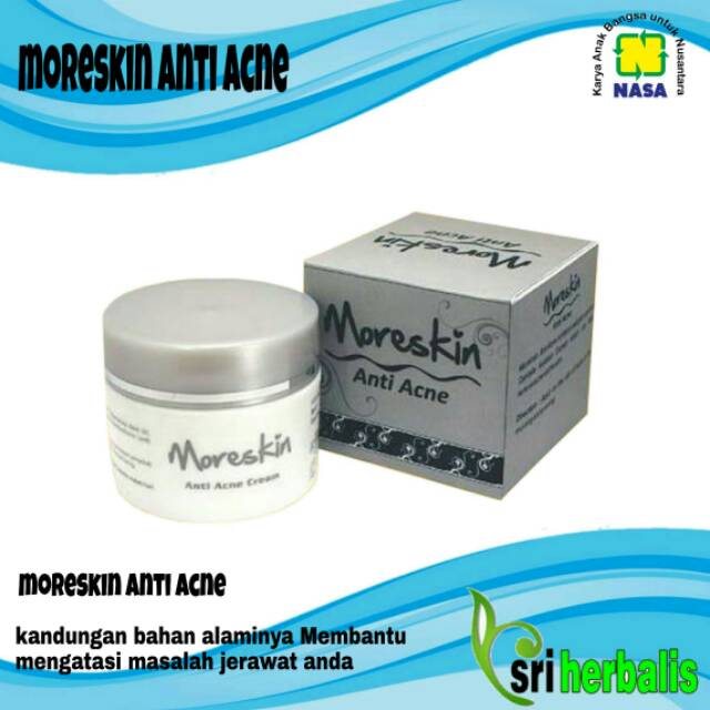Moreskin Anti Acne Original Nasa - Krim Penghilang Jerawat & Bopeng