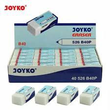 

JOYKO penghapus pensil rubber eraser 526 - b40p putih stip kecil