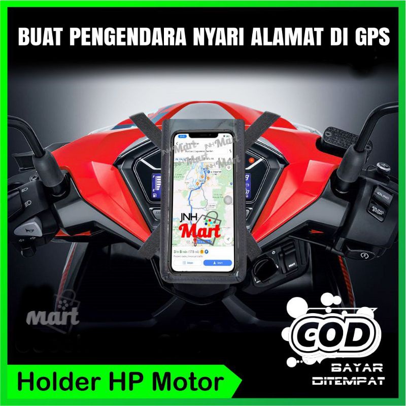 Tas Hp motor layar sentuh Anti air Tas Gojek shopeefood Grab Holder motor Gps