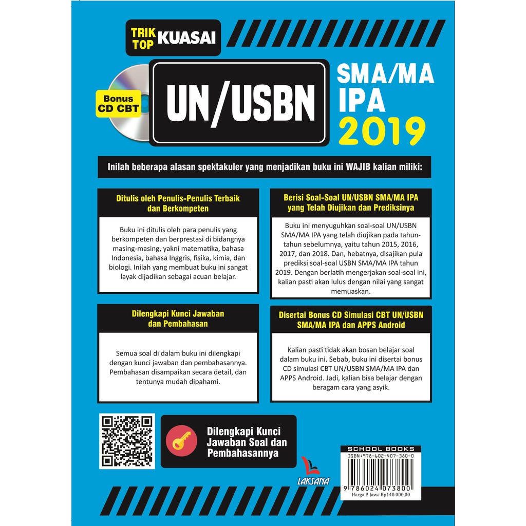 Buku Trik Top Kuasai Un Usbn Sma Ma Ipa 2019 Laksana Shopee