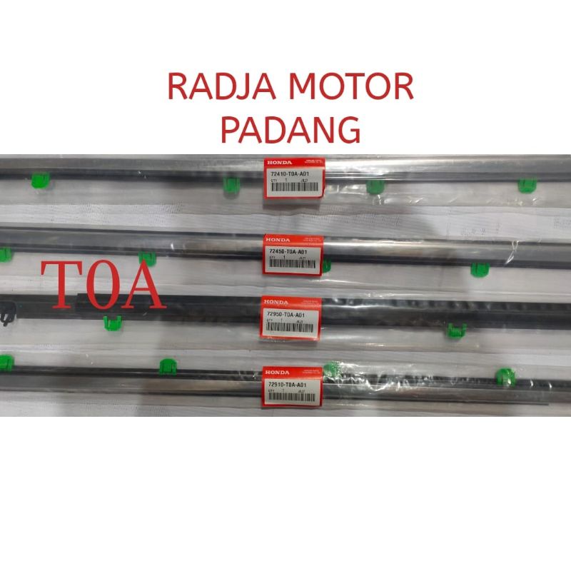 Pelipit karet kaca luar depan dan belakang honda crv gen4 2012-2015