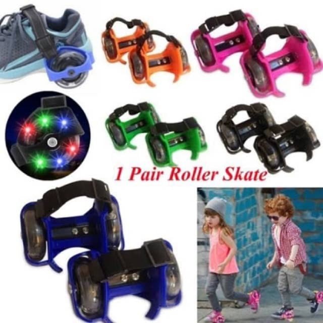 Flashing Roller skate LED sepatu roda anak dan dewasa sporty trendy