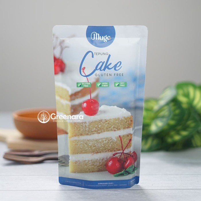 

cs777vv Mugo Premiks Tepung Cake Kue Gluten Free Alami Lokal 250Gr Da01D100