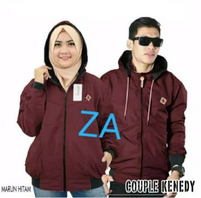 JAKET CEWEK COWOK BOLAK BALIK COUPLE BB SEPASANG DAPAT 2 JAKET