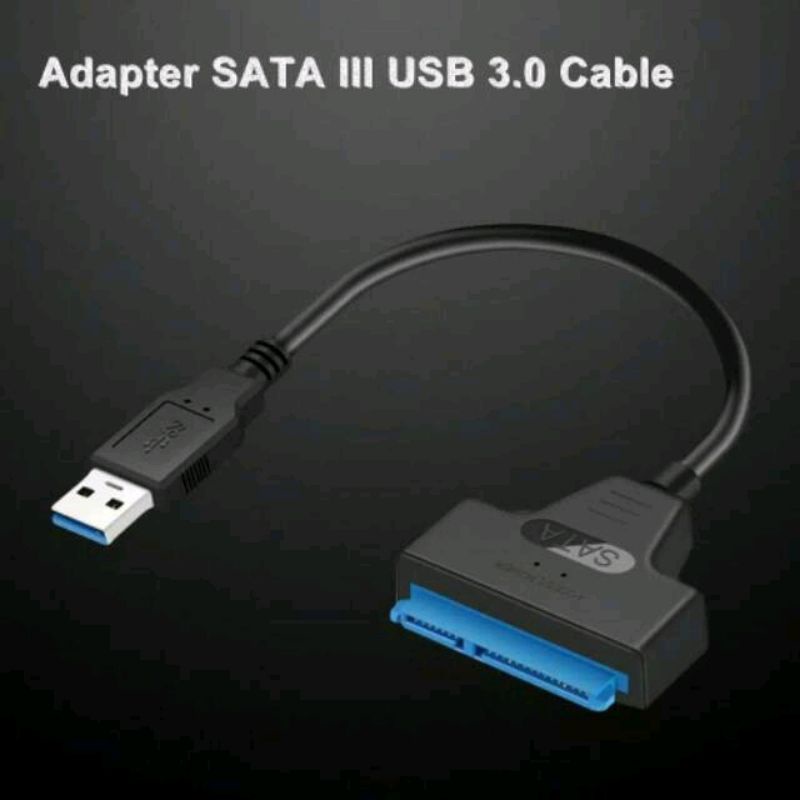 Kabel Adapter Converter / Konverter Hardisk / SSD 2.5 inch Eksternal Sata to Usb 3.0