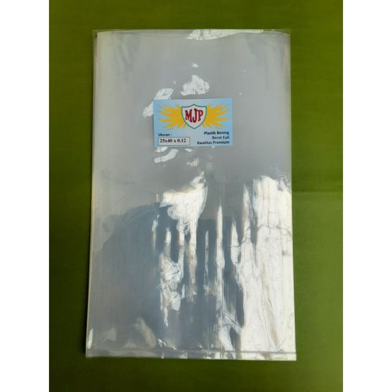 Plastik PP Bening MJP Tebal 0.12 Uk.25x35 25x40