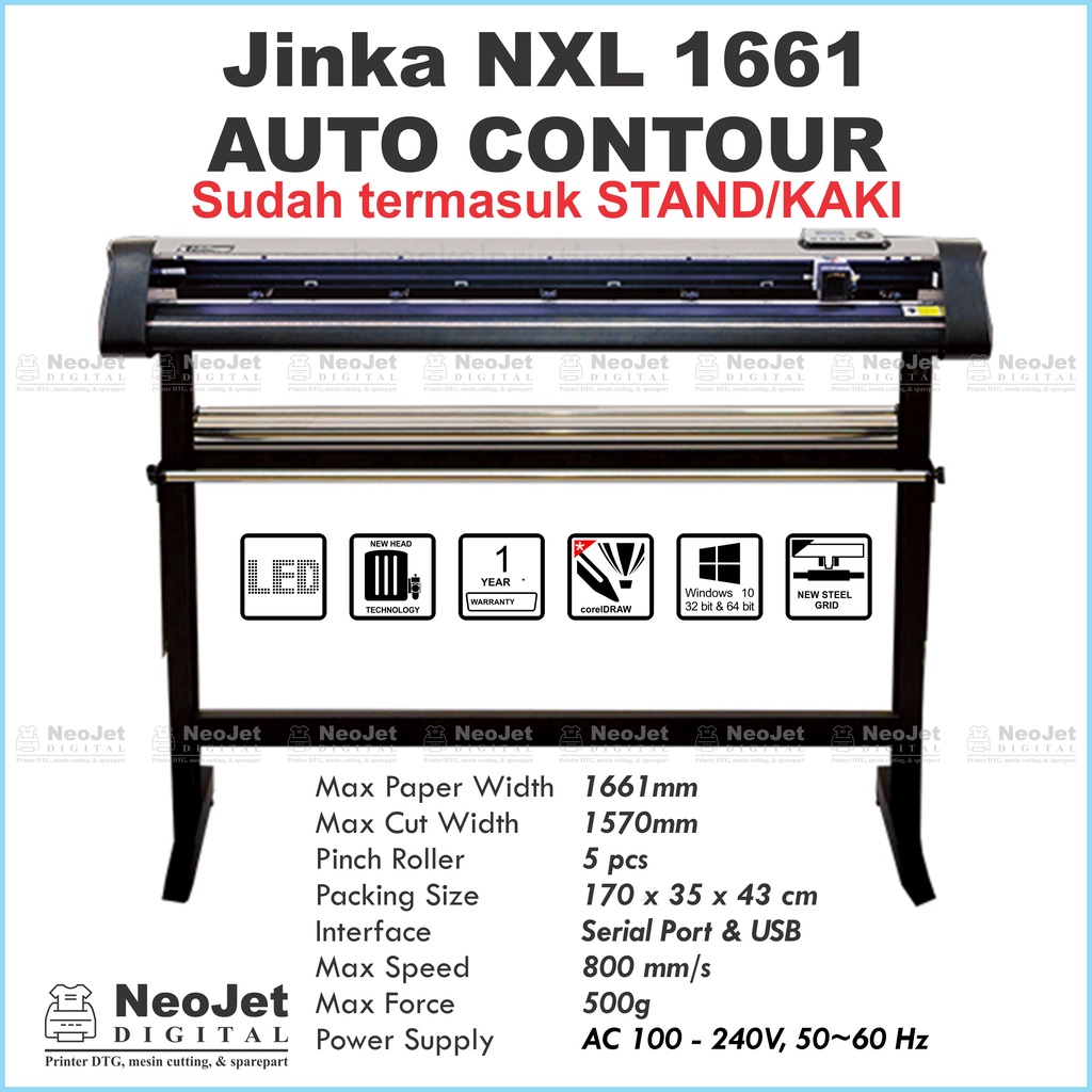 

Mesin Cutting Jinka Auto Contour 1661 Mesin Potong Kating Cuting Stiker Murah Baca Kontur