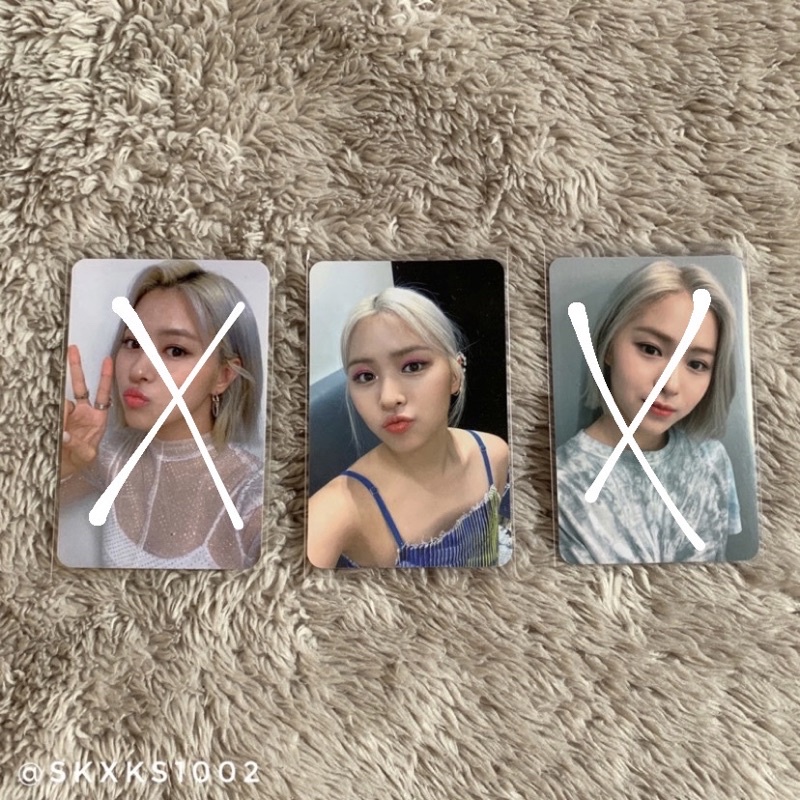 ITZY Ryujin Withfans MMT Not Shy Photocard