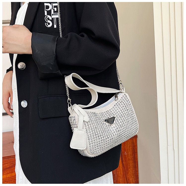 BJ14849 (TIDAK ADA TALI RANTAI) - BLACK/GREEN/PINK/WHITE - TAS WANITA FASHION IMPORT MODIS ELEGAN TERMURAH TERLARIS TERBARU BAGSTORE JAKARTA TAS BATAM EL4849 MIRIP LT2107
