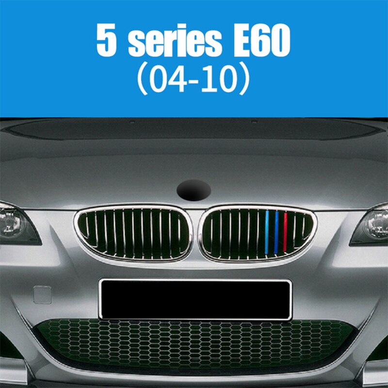 3pcs Klip Trim Grille Mobil Balap BMW E39 E60 F10 F07 G30 F18 5 Series GT GT5 Bahan ABS M Performance 2019 2020