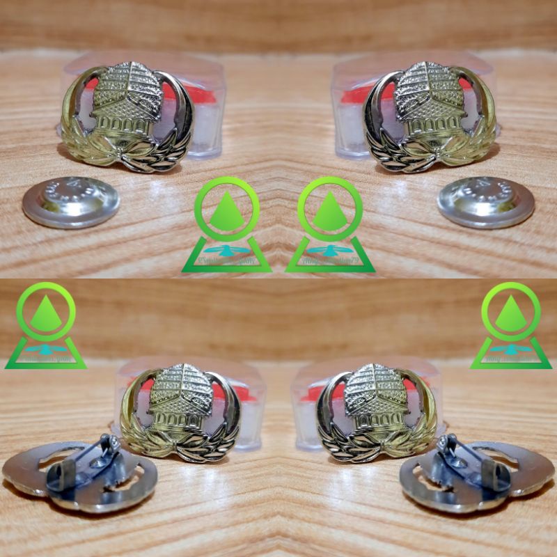 Pin Korpri Silver Magnet Pin Korpri Silver Peniti Korpri Kuningan 3cm