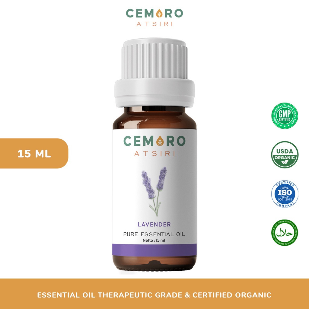 Lavender Essential Oil 15 ML by CEMORO ATSIRI