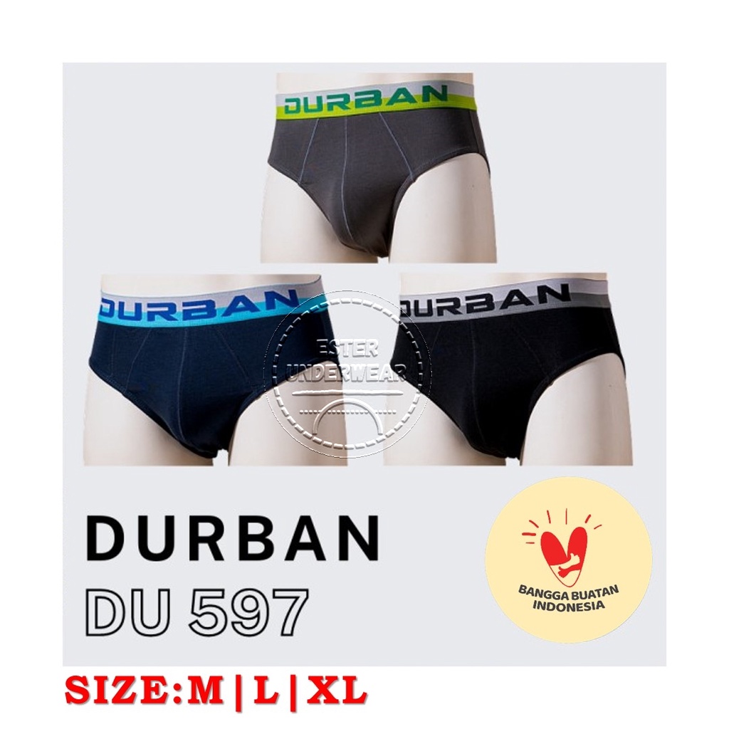 Celana Dalam Pria Durban DU 597 ISI 3Pcs