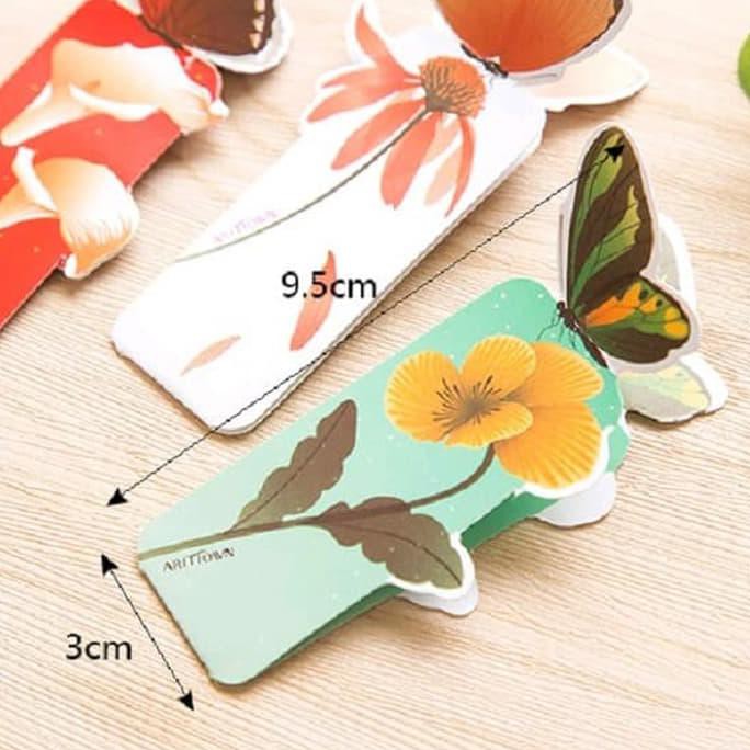 

Ini Bookmark / Pembatas Buku Aneka Motif Kupu-Kupu Berkualitas