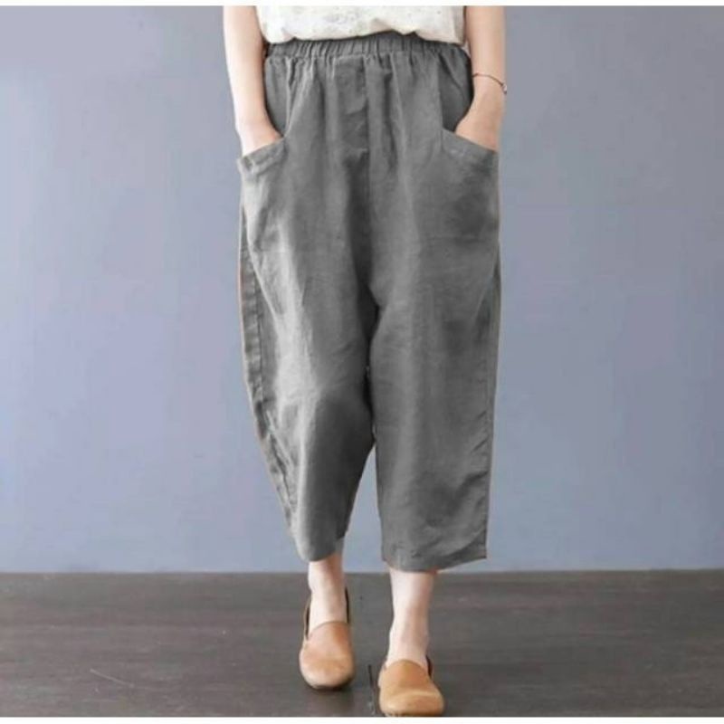 [BISA COD] Celana uniqllo pants / Celana wanita korea/willow pants