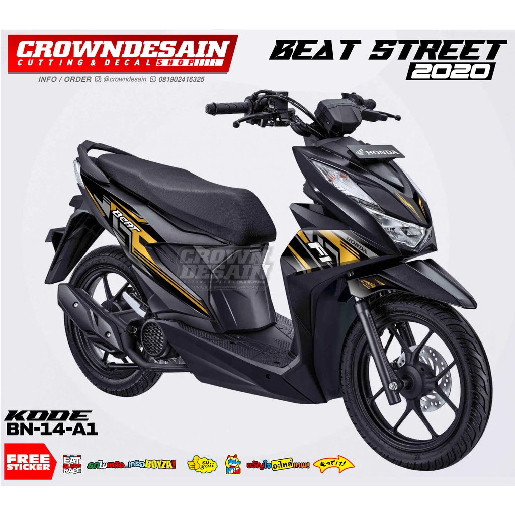 STRIPING SEMIFULL BEAT STREET 2020 - BEAT DELUXE 2020 FACELIFT 2020 /STICKER BEAT STREET NEW 2020 / 