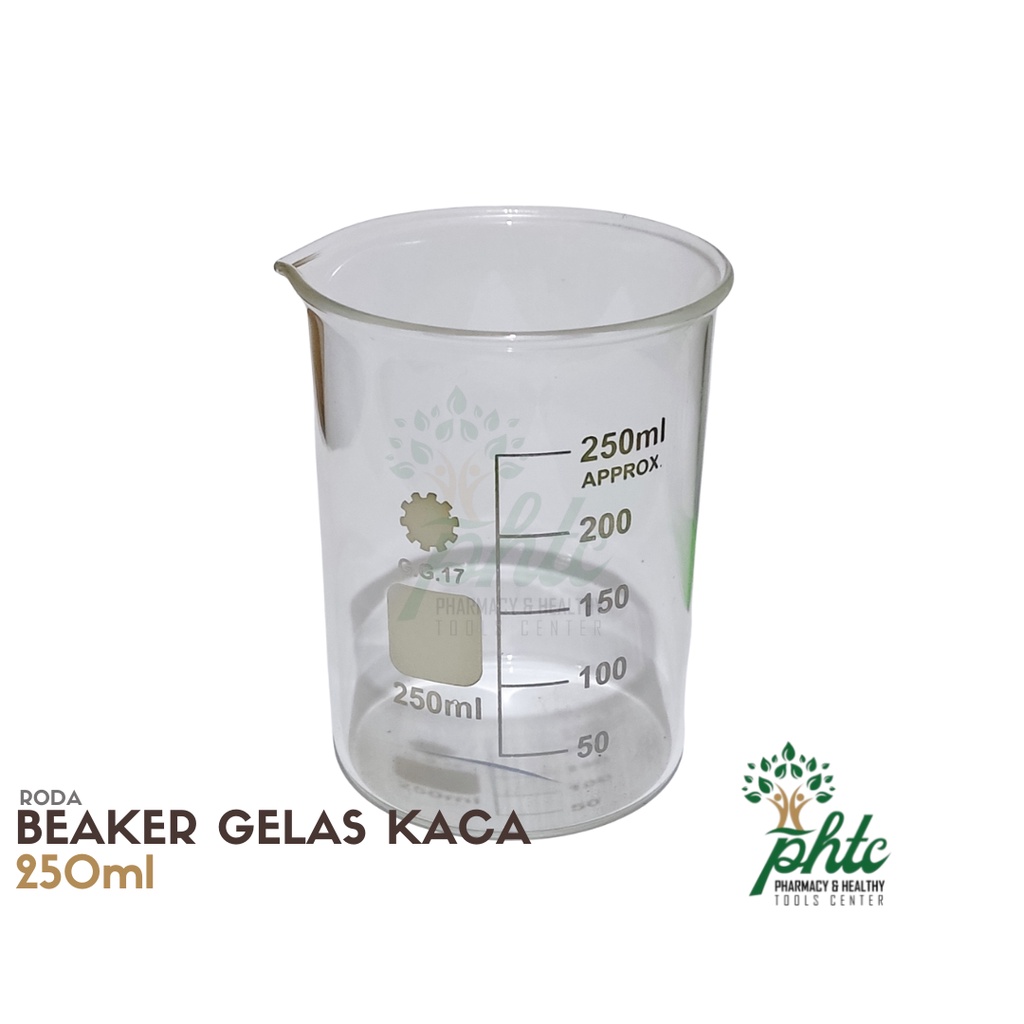 RODA Beaker Glass 250ml - Kaca