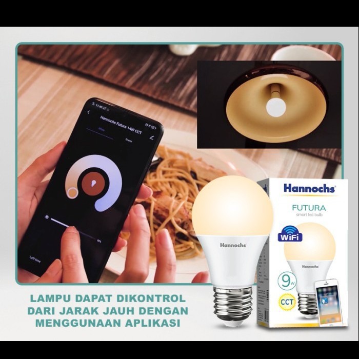 Smart LED WIFI Hannochs Futura CCT 14W / Smart LED Bulb