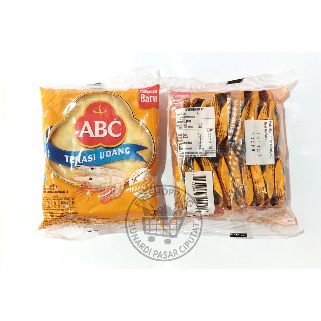 Terasi Udang ABC @4,2gr (20 Sachet)